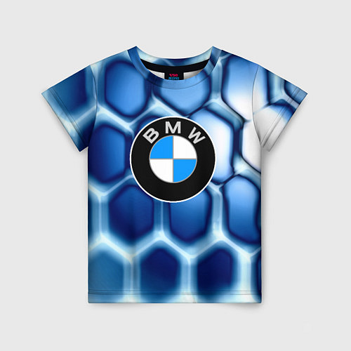 Детская футболка Bmw carbon sport auto brend / 3D-принт – фото 1