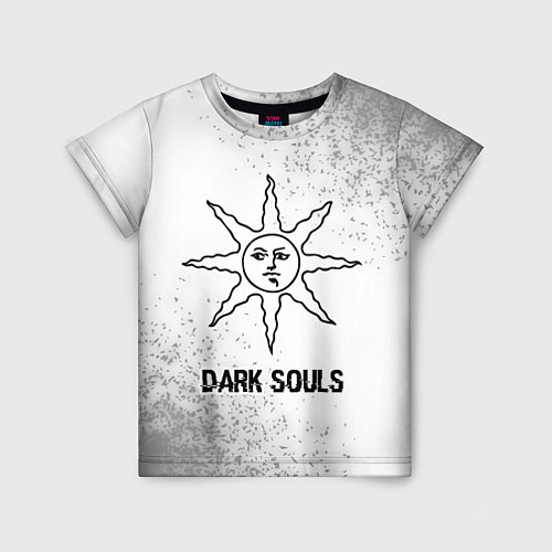 Детская футболка Dark Souls glitch на светлом фоне / 3D-принт – фото 1