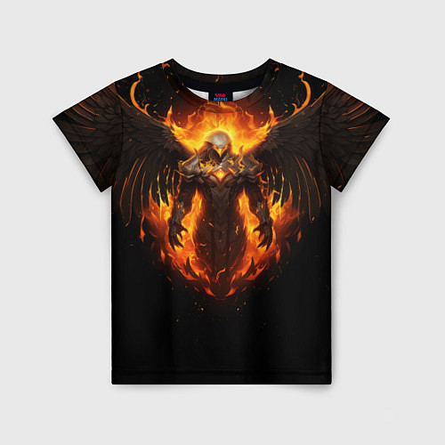 Детская футболка Пламенный Бог Тот / 3D-принт – фото 1