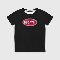 Футболка детская Bugatti auto, цвет: 3D-принт
