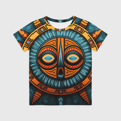 Детская футболка Орнамент в африканском стиле / 3D-принт – фото 1