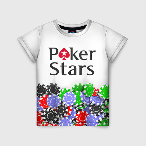 Детская футболка Poker - игра для удачливых / 3D-принт – фото 1