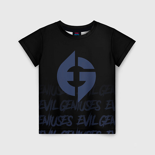 Детская футболка Evil geniuses style / 3D-принт – фото 1