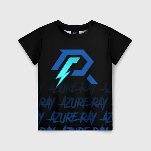 Детская футболка Azure ray / 3D-принт – фото 1