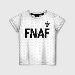 Детская футболка FNAF glitch на светлом фоне посередине