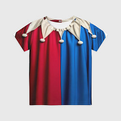 Футболка детская Костюм шута наряд, цвет: 3D-принт