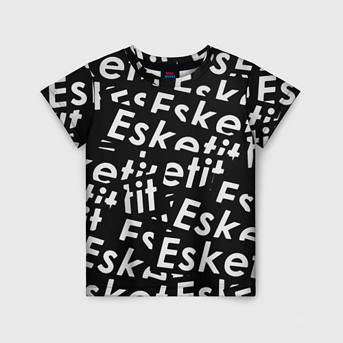 Детская футболка Esskeetit rap / 3D-принт – фото 1