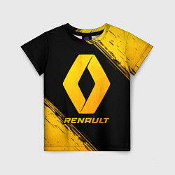 Футболка детская Renault - gold gradient, цвет: 3D-принт