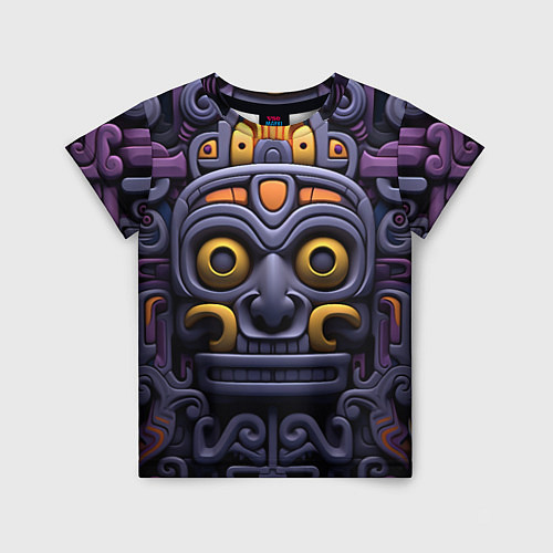Детская футболка Орнамент в стиле ацтеков / 3D-принт – фото 1