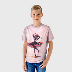 Футболка детская Балерина в Хэллоуин, цвет: 3D-принт — фото 2