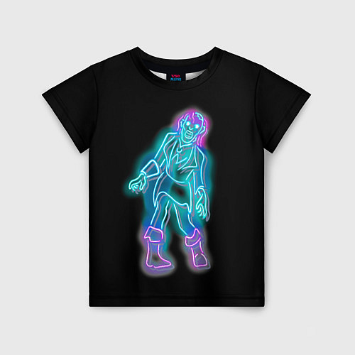 Детская футболка Neon undead / 3D-принт – фото 1