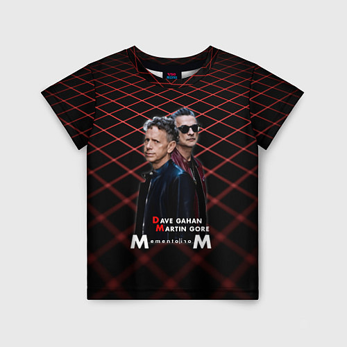 Детская футболка Depeche Mode - Dave Martin memento mori tour / 3D-принт – фото 1