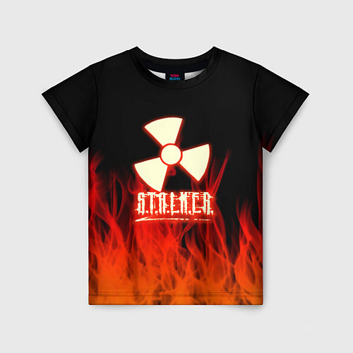 Детская футболка Stalker 2 flame / 3D-принт – фото 1