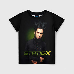 Футболка детская Static - X, цвет: 3D-принт