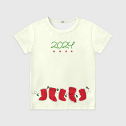 Детская футболка Рождественские носки