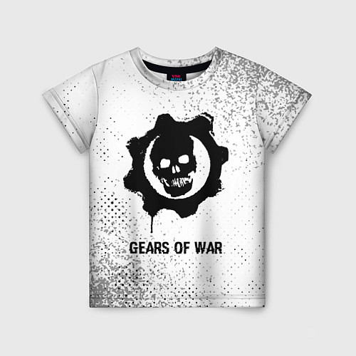 Детская футболка Gears of War glitch на светлом фоне / 3D-принт – фото 1