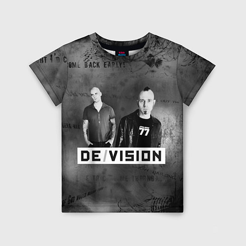 Детская футболка Devision - a band from germany / 3D-принт – фото 1