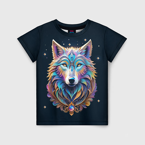 Детская футболка Звездный волк из далекой галактики / 3D-принт – фото 1