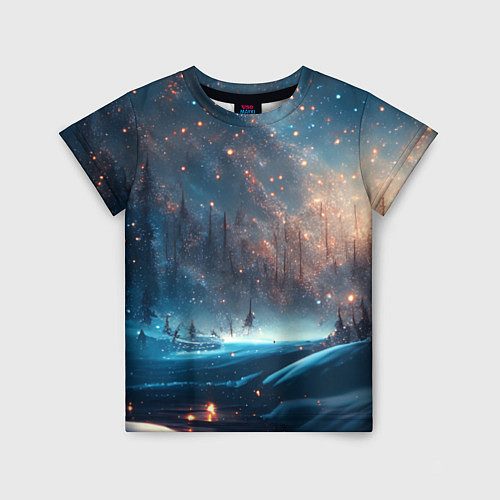 Детская футболка Сказочный лес / 3D-принт – фото 1