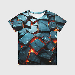 Детская футболка Камни в лаве