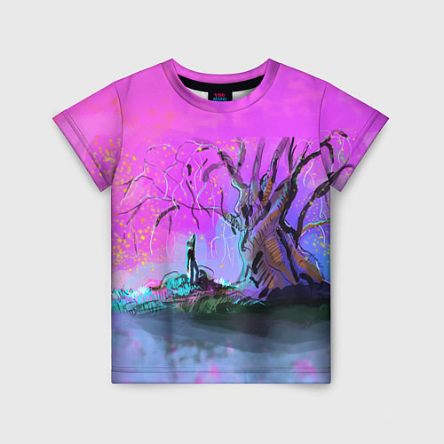 Детская футболка Волшебное дерево / 3D-принт – фото 1