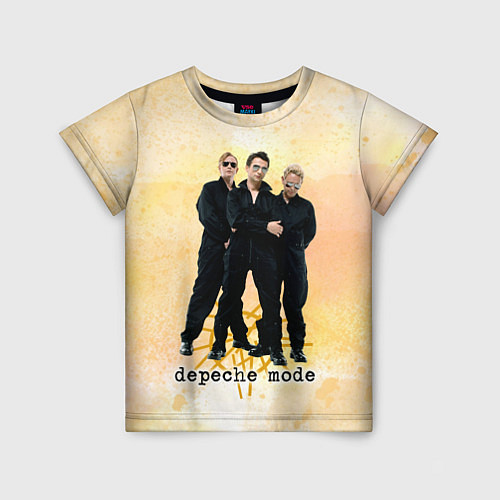 Детская футболка Depeche Mode - Universe band / 3D-принт – фото 1