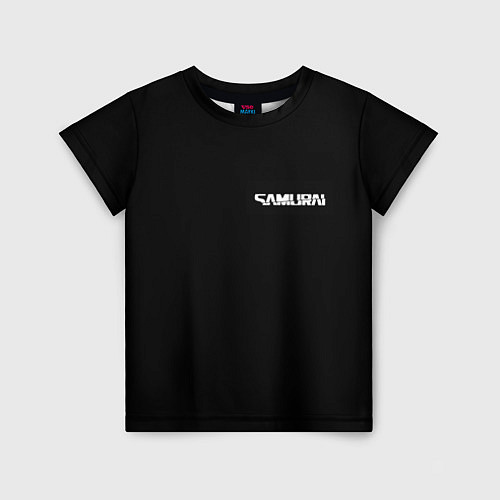 Детская футболка Самурай - Киберпанк 2077 / 3D-принт – фото 1