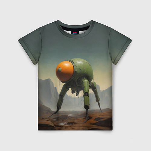 Детская футболка Инопланетный шагоход / 3D-принт – фото 1