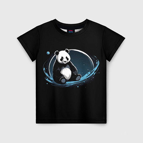 Детская футболка Панда сидит / 3D-принт – фото 1