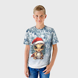 Футболка детская Дракон новогодний 2024, цвет: 3D-принт — фото 2