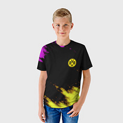 Футболка детская Borussia Dortmund sport, цвет: 3D-принт — фото 2