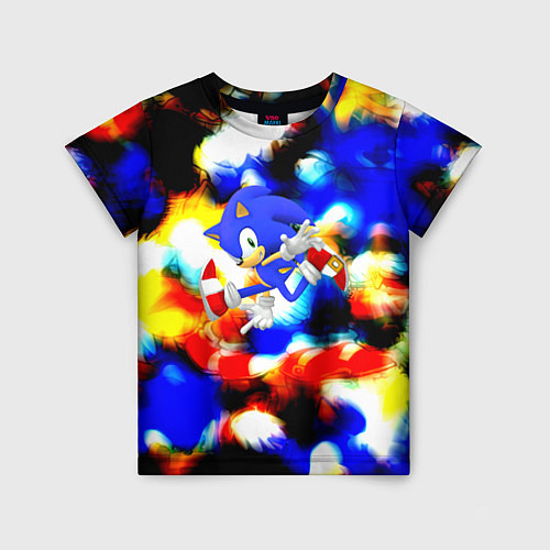 Детская футболка Sonic colors / 3D-принт – фото 1