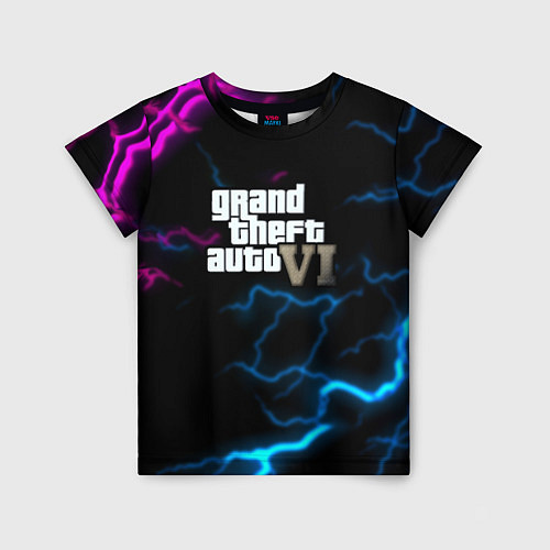 Детская футболка Grand theft auto storm / 3D-принт – фото 1