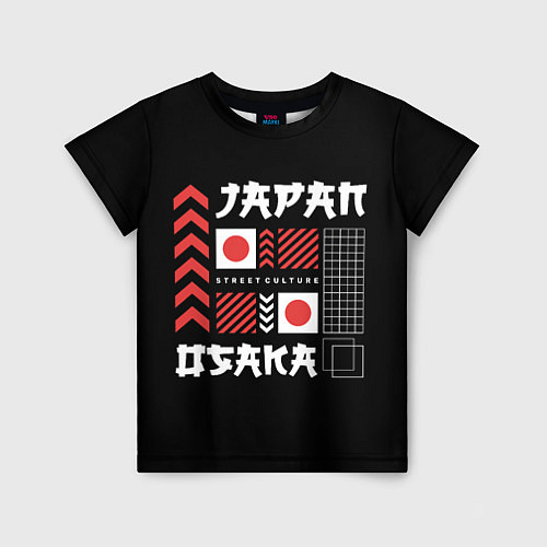 Детская футболка Осака streetwear / 3D-принт – фото 1