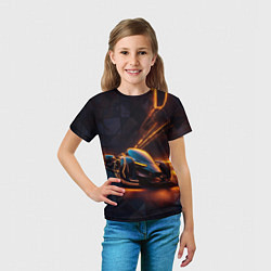Футболка детская Киберболид, цвет: 3D-принт — фото 2