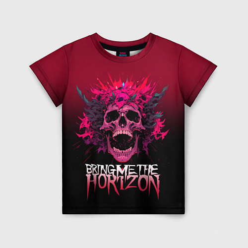 Детская футболка Bring Me the Horizon - rock band / 3D-принт – фото 1