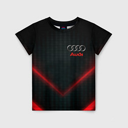 Футболка детская Audi stripes neon, цвет: 3D-принт