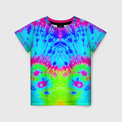 Футболка детская Tie-Dye abstraction, цвет: 3D-принт