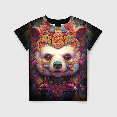 Детская футболка Медведь мифический / 3D-принт – фото 1