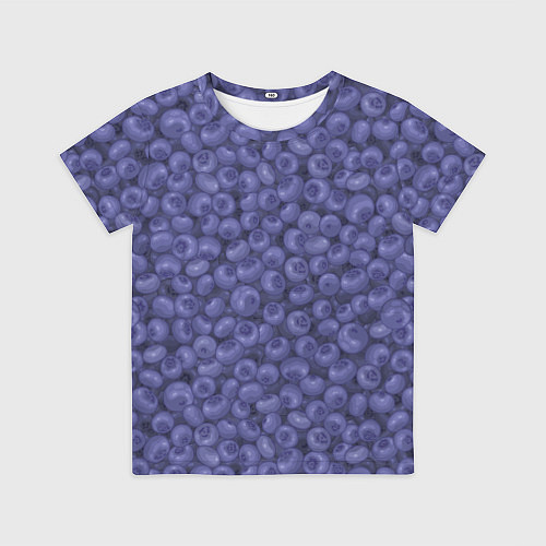 Детская футболка Черника ягода / 3D-принт – фото 1