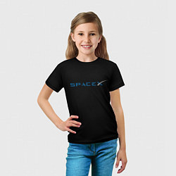 Футболка детская NASA space usa, цвет: 3D-принт — фото 2