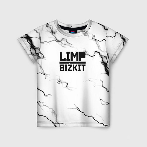 Детская футболка Limp bizkit storm black / 3D-принт – фото 1