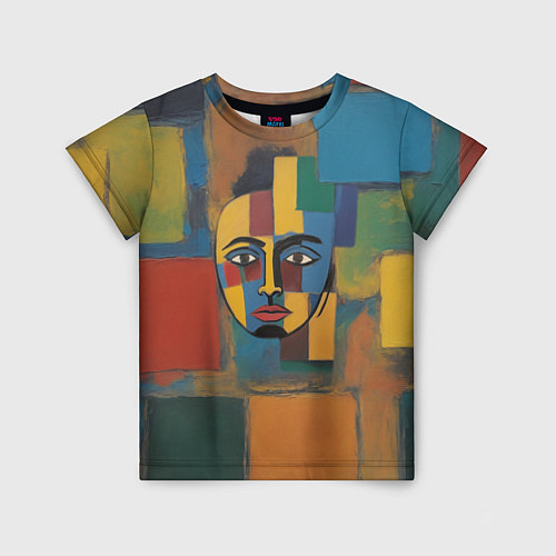 Детская футболка В поисках лица / 3D-принт – фото 1