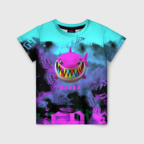Детская футболка 6ix9ine neon / 3D-принт – фото 1