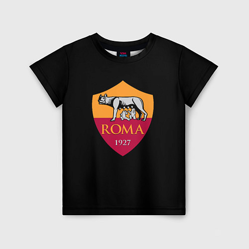 Детская футболка Roma fc club sport / 3D-принт – фото 1