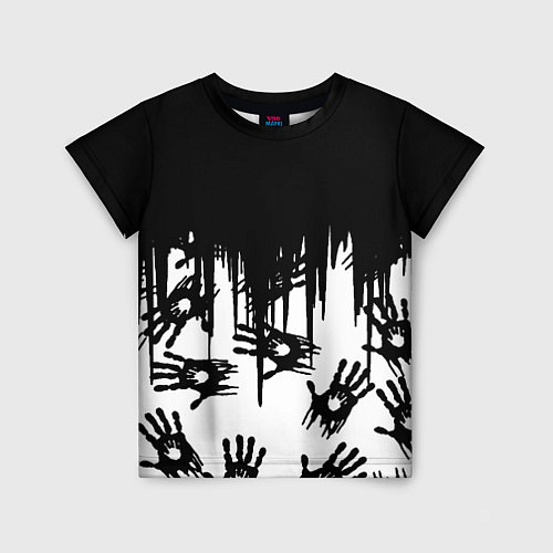 Детская футболка Death Stranding отпечатки рук / 3D-принт – фото 1