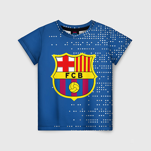 Детская футболка Футбольный клуб Барселона - логотип крупный / 3D-принт – фото 1