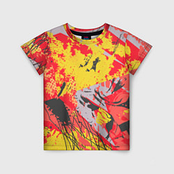 Футболка детская Abstractionism pattern, цвет: 3D-принт