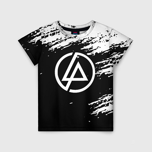 Детская футболка Linkin Park - black and white / 3D-принт – фото 1