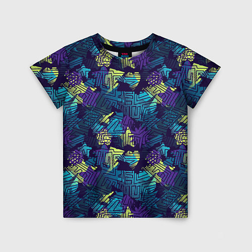 Детская футболка Abstract vector pattern / 3D-принт – фото 1